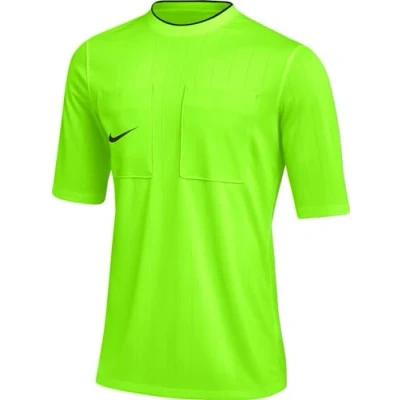 Image of NIKE Men&#039;s M NK DF REF II JSY SS 22 T Shirt, Volt/Black,