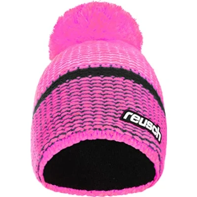 Image of Reusch Erwachsenen Mütze Noah Beanie Warm, Winddicht Hat, Pink, Standard Size