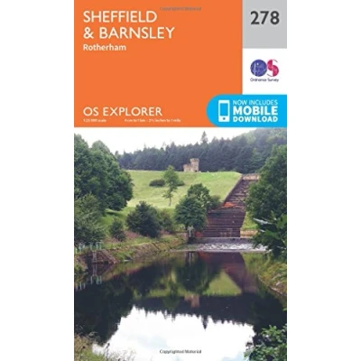 Image of Explorer 278 Sheffield &amp; Barnsley Map With Digital Version