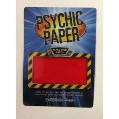 Image of Doctor Who Battles in Time (Exterminator) Trading Card Psychic Paper