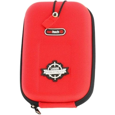 Image of Navitech Red EVA Hard Case/Rangefinder Cover Compatible With PEAKPULSE Golf Laser Rangefinder