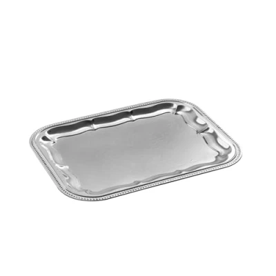 Image of APS Semi Disposable Party Tray 410 x 310mm Chrome