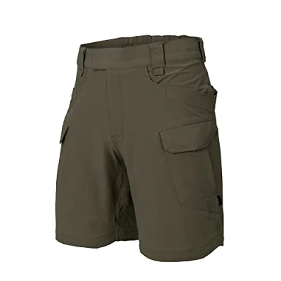 Image of Helikon Tex Outdoor Tactical Shorts 8.5&quot; VersaStretch Lite Taiga Green Size XL