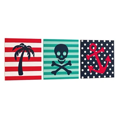Image of Premier Housewares Pirate Wall Plaque Set of 3