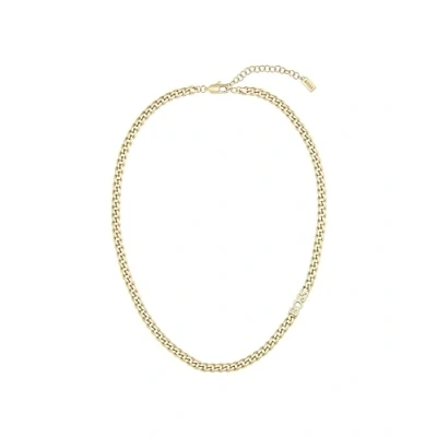 Image of BOSS Kassy FOR HER Necklace goldcoloured, Women&#039;s, Size: One Size, Gold coloured