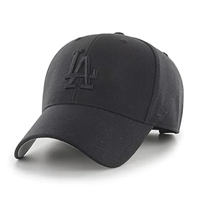 Image of 47 MLB Los Angeles Dodgers MVP Unisex Baseball Cap, Black Logo, Colour