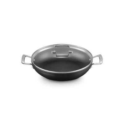 Image of Le Creuset Skillet with lid Les Forgees TNS ø 28 cm / 3.2 Liter standard non stick coating