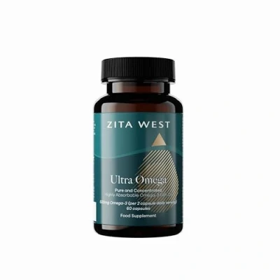Image of Zita West Ultra Omega Maximum Absorption 3 Capsules with EPA, DHA &amp; Choline Inflammation Support, Enhanced Egg Quality 60 (1 Month Supply)