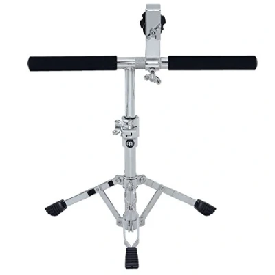 Image of Meinl Percussion Professional Bongo Stand Double for Seated Play of Two Bongos Steel, Chrome (TMB S)