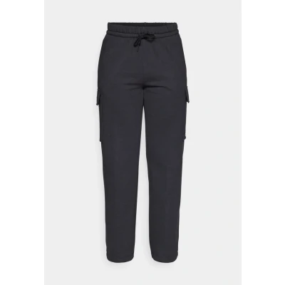 Image of adidas Sportswear Essentials Linear Cargo Tracksuit bottoms, Women&#039;s, Size: Small, Black/white