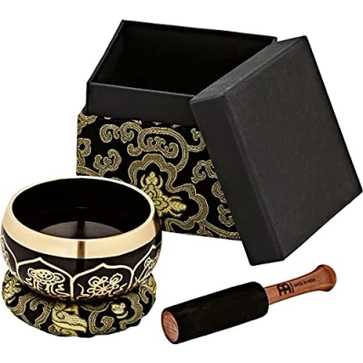 Image of MEINL Singing Bowl ORNAMENTAL SERIES 10.5cm / 4,13&quot; 400g 14.11 oz (SB OR 400 BK)