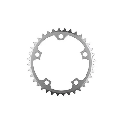 Image of Spécialités TA 110pcd Nerius Campagnolo Offset 10 Speed Chianring, Silver, Inner 36T