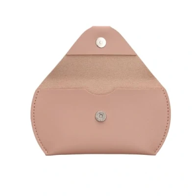 Image of kwmobile Mouse Pouch Compatible with Apple Magic 1 / 2 Logitech Pebble Wireless Case Bluetooth PU Leather Dusty Pink