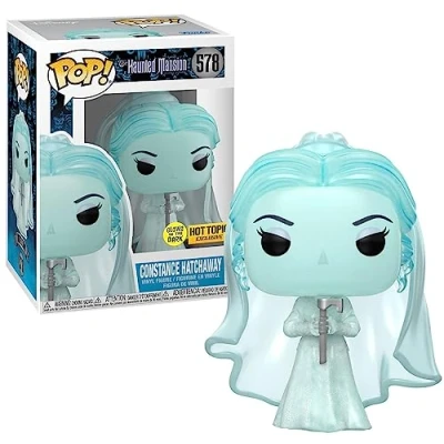 Image of Funko Haunted Mansion POP Disney Constance Hatchaway Exclusive Vinyl Figure #578 [Glow in the Dark], Blue