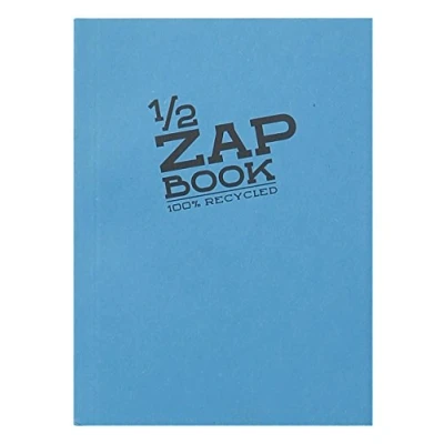 Image of Clairefontaine Ref 8354C Recycled Zap Book (160 Pages) A4 (297 x 210mm) Size, 80gsm Paper, Acid Free, pH Neutral Assorted Bright Colours (Pack of 5)