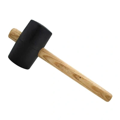 Image of Faithfull FSC Black Rubber Mallet 28oz