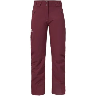 Image of Schöffel Weissach Women&#039;s Ski Trousers, L Dark Burgundy, 36