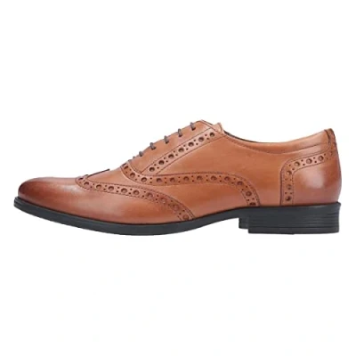 Image of Hush Puppies Men&#039;s Oaken Brogues, Brown (Dark Dark Brown), 6 UK
