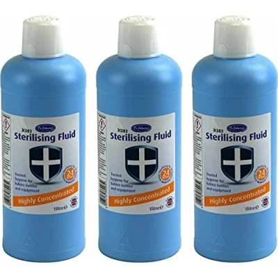 Image of Dr Jonsons Baby Sterilising Fluid Highly Concentrated 1 Litre