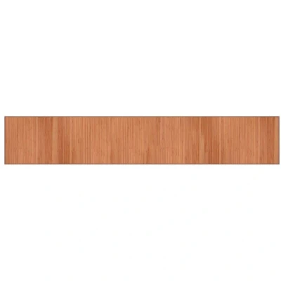 Image of vidaXL Rug Rectangular Brown70x400 cm Bamboo