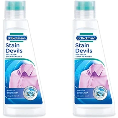 Image of Two Packs of Dr Beckmann Stain Devils Pre Wash 250ml