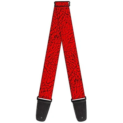 Image of Buckle Down GS W30540 &quot;Elephant Crackle Red&quot; Guitar Strap