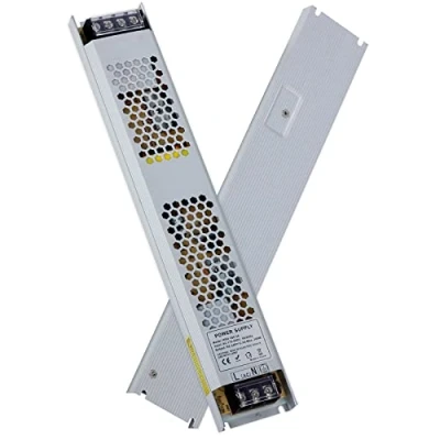 Image of VARICART Ultra Slim LED Transformer 24V Driver 300W 12.5A, 240 to 24 Volt Transformer, Constant Voltage Switching Strips Light Power Supply, Low PSU Adaptor for Cabinet