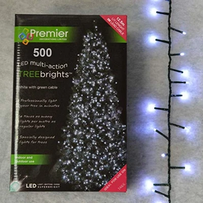 Image of Premier Decorations 500 LED Multi Action TreeBrights, White