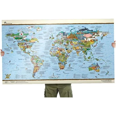 Image of World map Bucket list travel