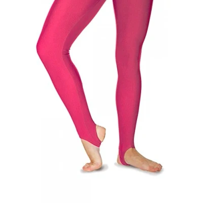 Image of Roch Valley Nylon Lycra Stirrup Tights Raspberry Size 2