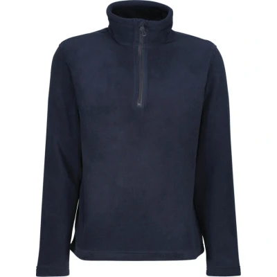Image of Regatta Professional Men&#039;s Eco Friendly Honestly Made 100% Recycled Half Zip Fleece Navy