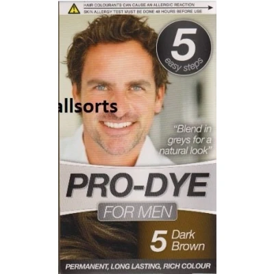 Image of Glamorize Pro Dye for Men (3 Pack) (Dark Brown (Shade 5))