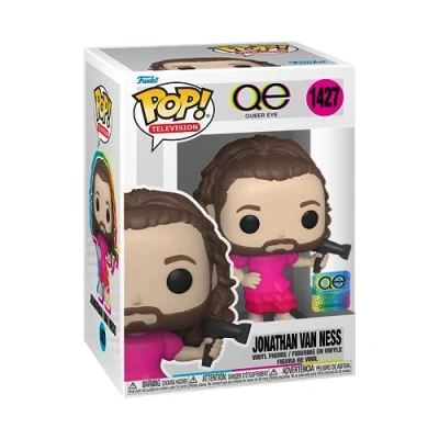 Image of Funko POP! TV: Queer Eye Jonathan Van Ness Collectable Vinyl Figure Gift Idea Official Merchandise Toys for Kids &amp; Adults TV Fans Model Collectors and Display