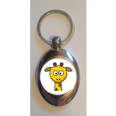 Image of DottsMusic Cute Giraffe Shopping Trolley Keyring Token (£1 Coin)