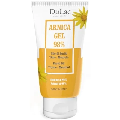 Image of Dulàc Arnica Gel for Bruising and Swelling 50 ml, 98% Strong Cream Muscle Joint Relief, Non Greasy, Natural Formula, Cooling Ideal Massage