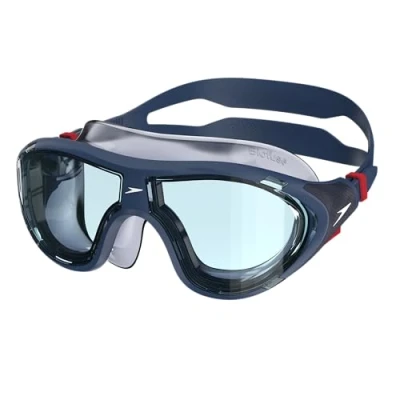 Image of Speedo Adult Unisex Biofuse 2.0 Mask Swim Masks, Peacoat/Cobalt, One Size
