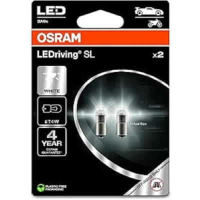 Image of OSRAM LEDriving SL, ≜ T4W, White 6000K, Double Blister (2 lamps), LED Retrofit, offroad use only