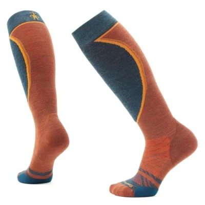 Image of Smartwool Women&#039;s Ski Targeted Cushion Over The Calf Socks, Twilight Blue, M