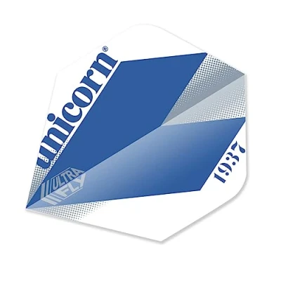 Image of Unicorn UltraFly Dart Flights Comet Blue Design Standard Plus Shape Ultra Durable 100 Micron Polyester PET