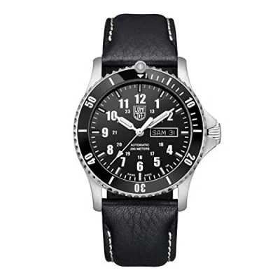 Image of Luminox Automatic Sport Timer XS.0921 Mens Watch 42mm in Black/Silver Day/Date Function 200m Water Resistant Sapphire Glass