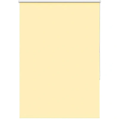 Image of vidaXL Roller Blind Blackout Yellow 115x150 cm Fabric Width 110.7 Polyester