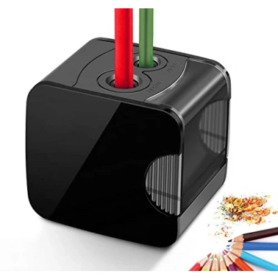 Image of ARPDJK Electric Pencil Sharpener, USB Powered or Electronic Sharpener Automatic Battery Resistant for No.2 and Colorful