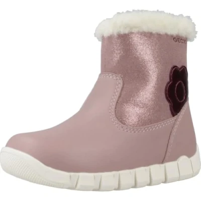 Image of Geox Boy&#039;s IUPIDOO Girl B Ankle Boot, Antique Rose/Prune, 6 UK Child