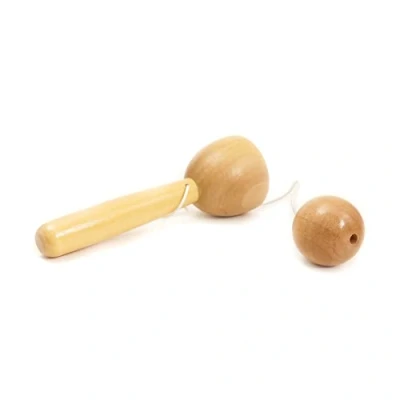 Image of House of Marbles Wooden Cup and Ball, A Traditional Victorian Hand Eye Coordination Toy Skill, Dexterity Fun