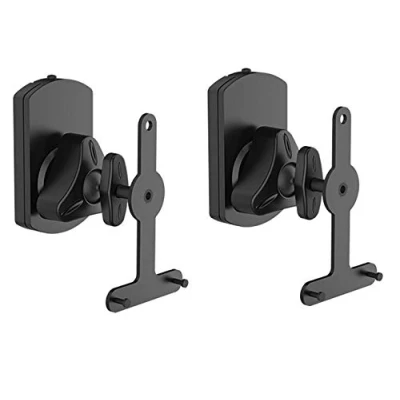 Image of Part King Pair of Speaker Wall Mount Brackets for SONOS PLAY:1 and PLAY:3 with Pivot Tilt &amp; Swivel