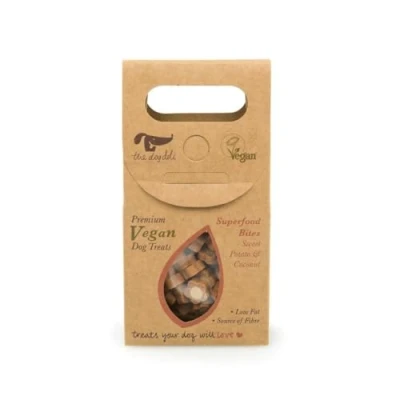 Image of Petface Dog Deli Vegan Superfood Bites Treats Sweet Potato &amp; Coconut 80g