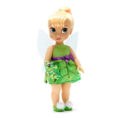 Image of Disney Store Official Tinker Bell Doll Animator Collection, Peter Pan, 39cm/15 with Realistic Rooted Hair &amp; Outfit, Collectible Toddler Doll, Toy Suitable for Ages 3+