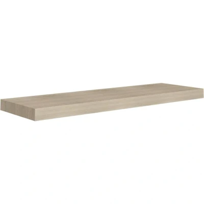 Image of vidaXL Floating Wall Shelf Oak 80x23.5x3.8 cm MDF