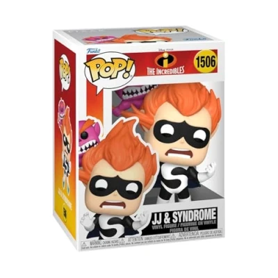 Image of Funko Pop! Premium: Incred 20th Jack JJ &amp; Syndrome the Incredibles Collectable Vinyl Figure Gift Idea Official Merchandise Toys for Kids Adults Movies Fans