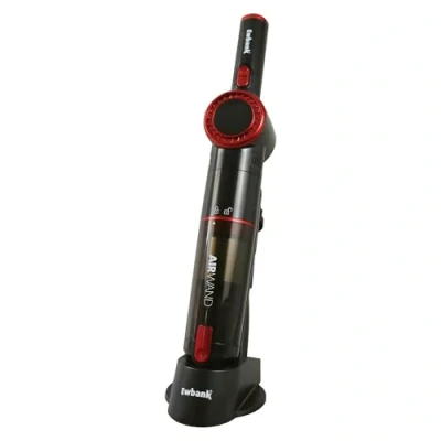 Image of Ewbank EWVC0602, AIRWAND Cordless Handheld Wand Vacuum Cleaner, 135W, 0.2L Dust Container, Up to 26 Minutes Run Time, 4 5 Hour Charging Upholstery Brush &amp; Crevice Tool, Black